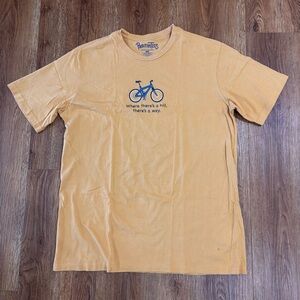 Positivitees Men’s bicycle graphic tee shirt men’s size X-large funny meme shirt